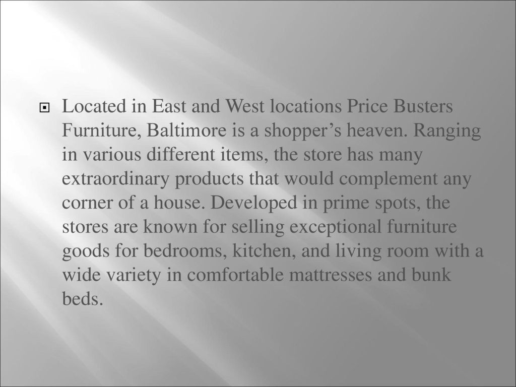 Price busters shop furniture near me